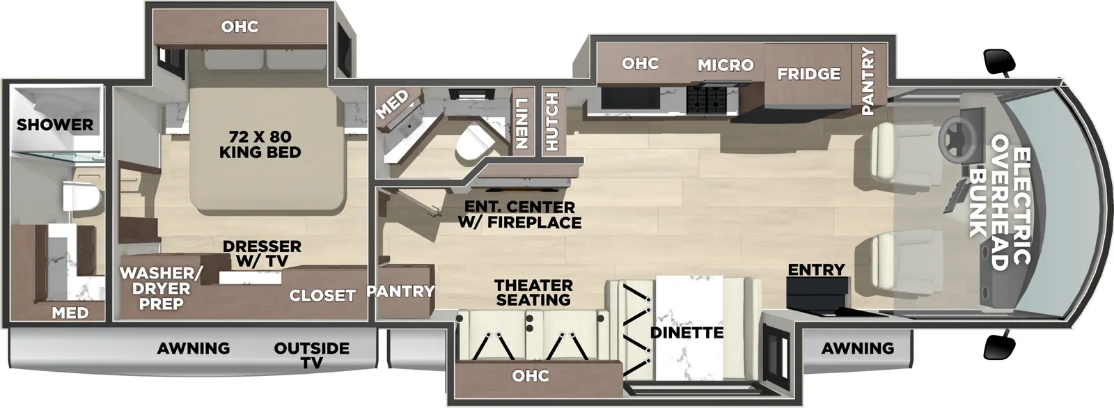 Georgetown 5 Series Gt5 34H5 Floorplan